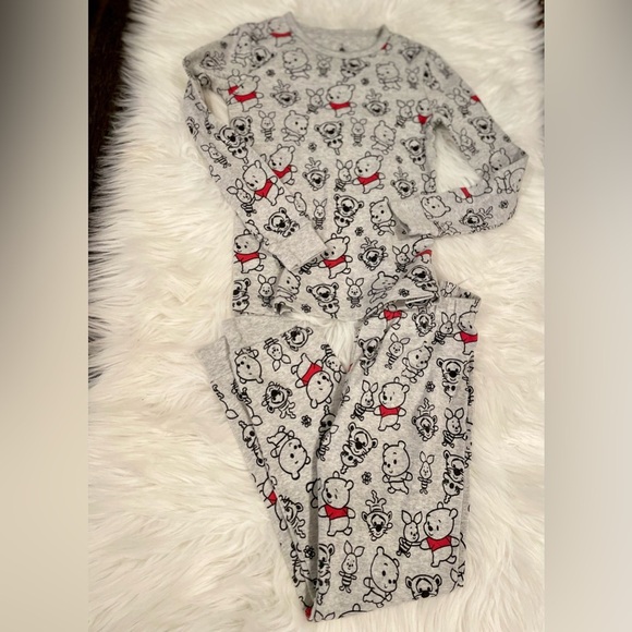 DISNEY - PJ Pals - Organic Cotton - Winnie The Pooh Size 7 - Picture 2 of 8